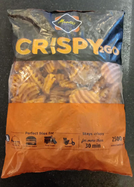 Maestro Crispy2Go Waffle Fries (2.5kg)