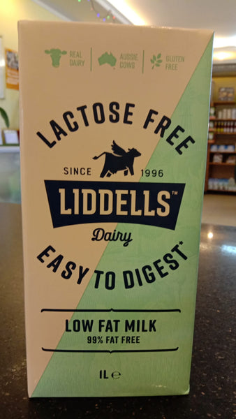 Liddells Low Fat Milk Lactose Free (12x1L)