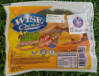 Wise choice Cheese chicken franks 340g