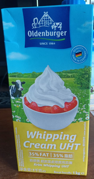 Oldenburger Whipping Cream UHT 1Lit